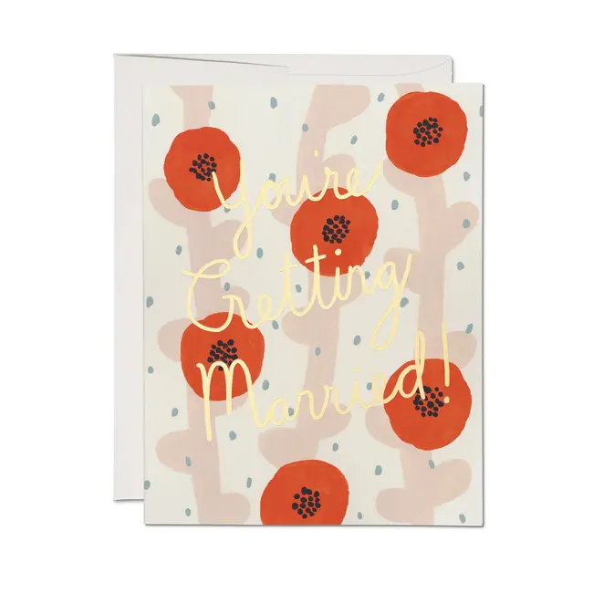 Wedding Poppies Card