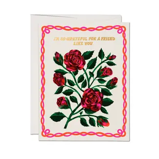 Grateful Roses Friendship Card