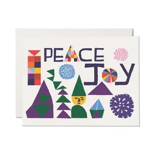 Peace + Joy Holiday Card