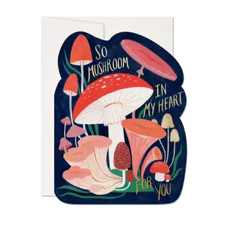 So Mushroom Die Cut Foil Card