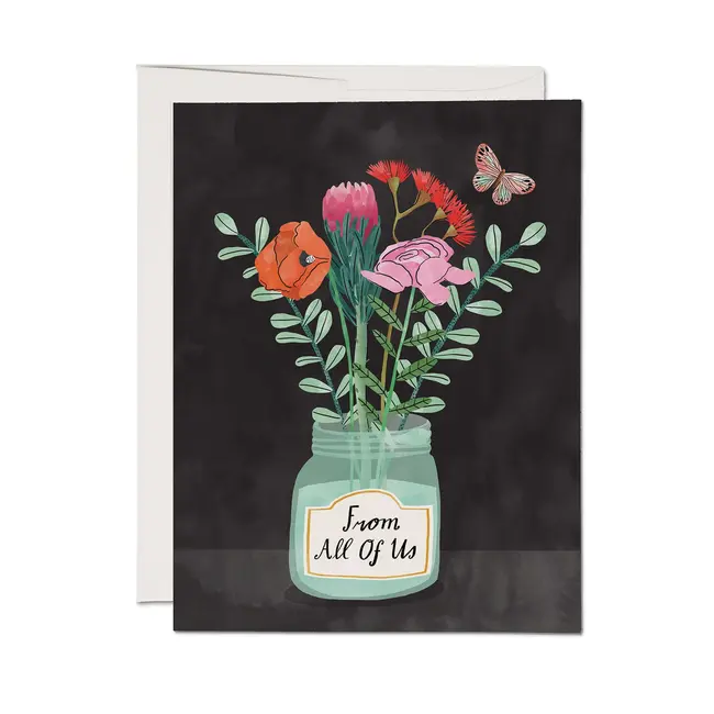 Flowers from Us Card