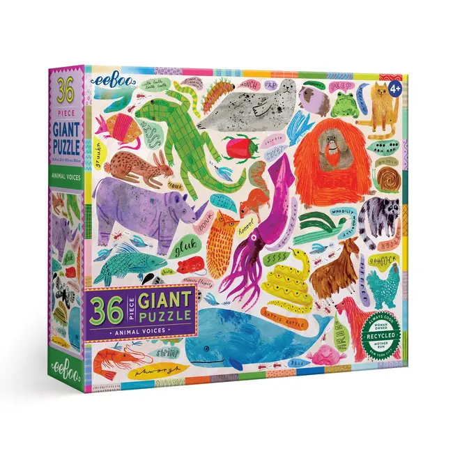 Animal Voices Giant Puzzle - 36 Piece