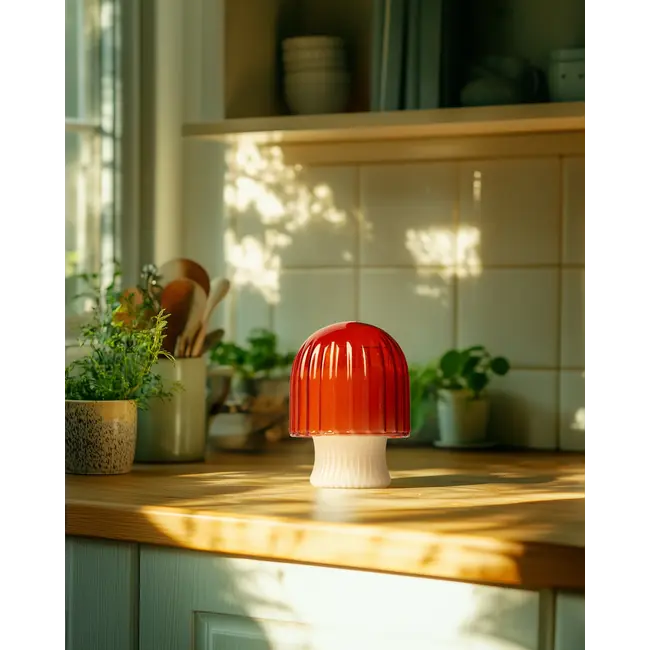 Hallo Iceland Mushroom Cloche Candle