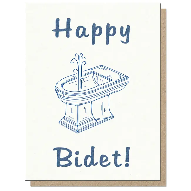 Guttersnipe Press Happy Bidet Card