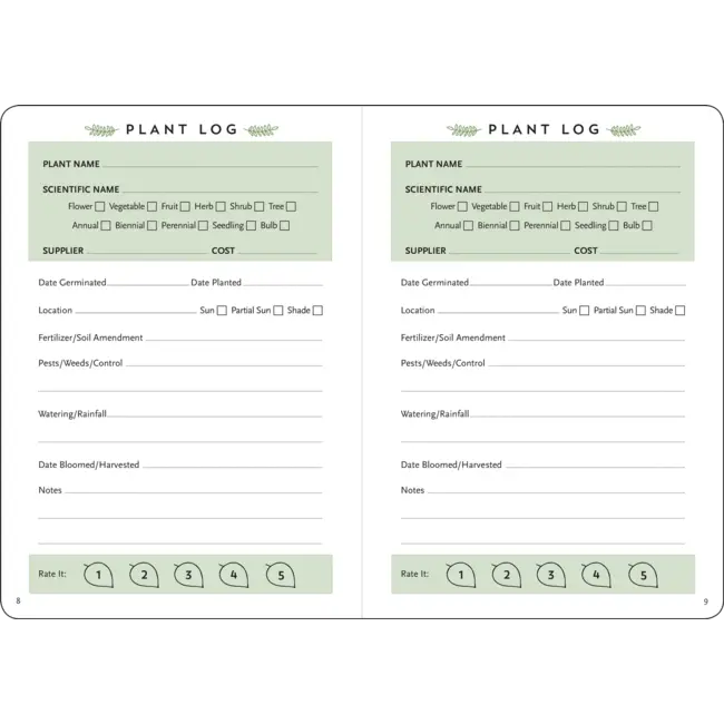 Gardener's Logbook