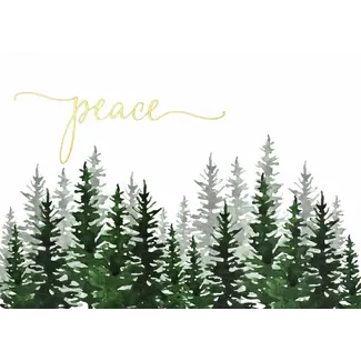 Winter Evergreens Deluxe Boxed Holiday Cards