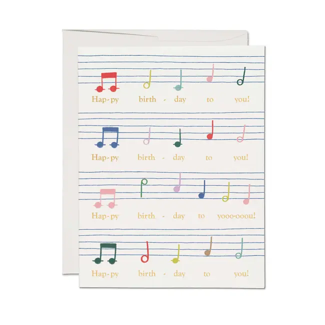 Birthday Song Card