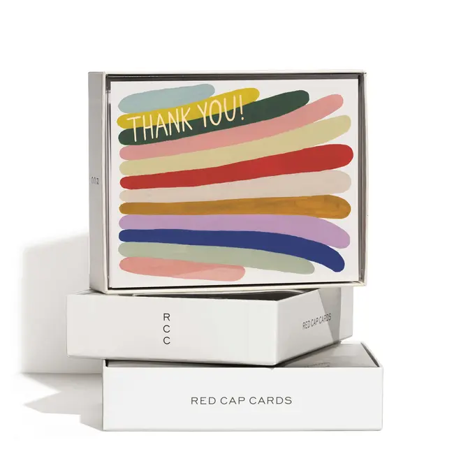 Rainbow Stripes Thanks Boxed Set