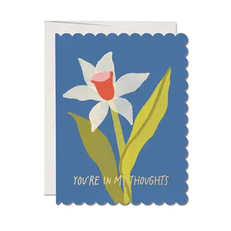 Scalloped Daffodil Sympathy Card