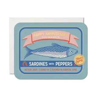 You're Stuck with Me Anniversary Card