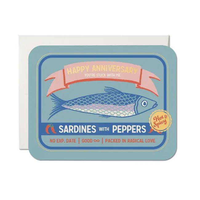 You're Stuck with Me Anniversary Card