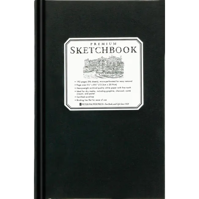 Small Black Premium Sketchbook