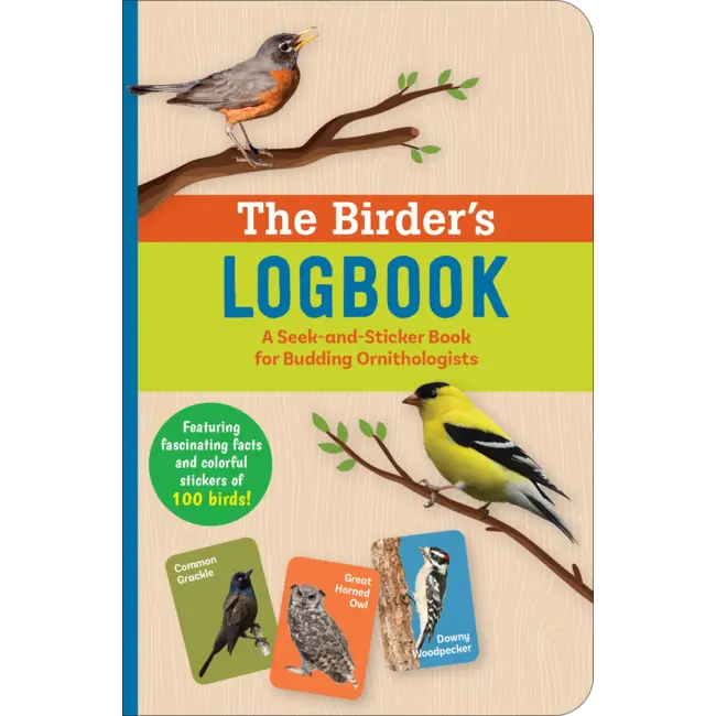 The Birder's Logbook: Seek and Sticker Book