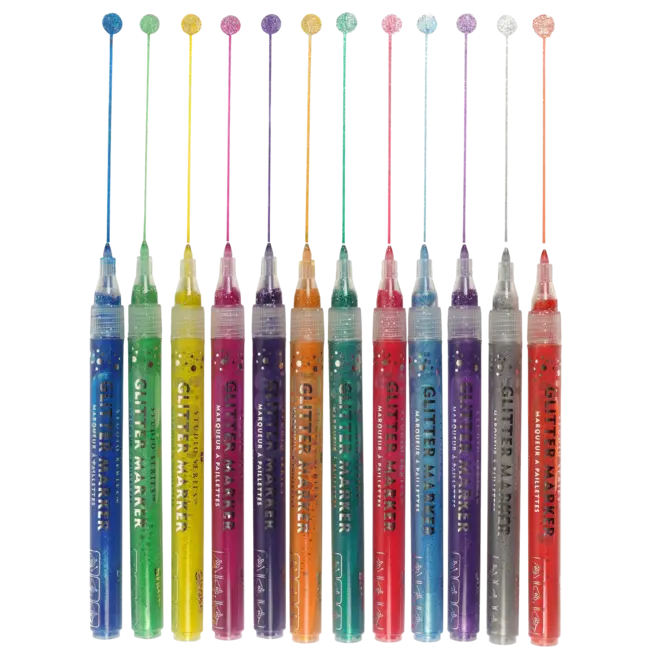 Studio Series Glitter Markers (12)