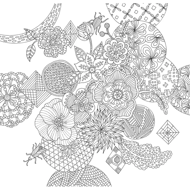 Zen Garden Adult Coloring Book