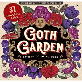 Goth Garden Adult Coloring Book
