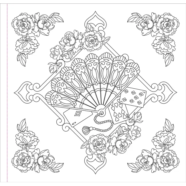 Ephemera Adult Coloring Book