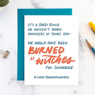 Burned as Witches Card