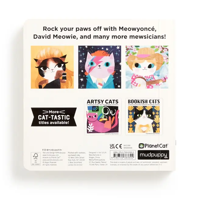 Music Cats Board Book