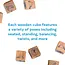 Yoga Dice: 7 Wooden Dice, Thousands of Possible Combinations!