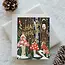 Mushroom Forest Holiday Card