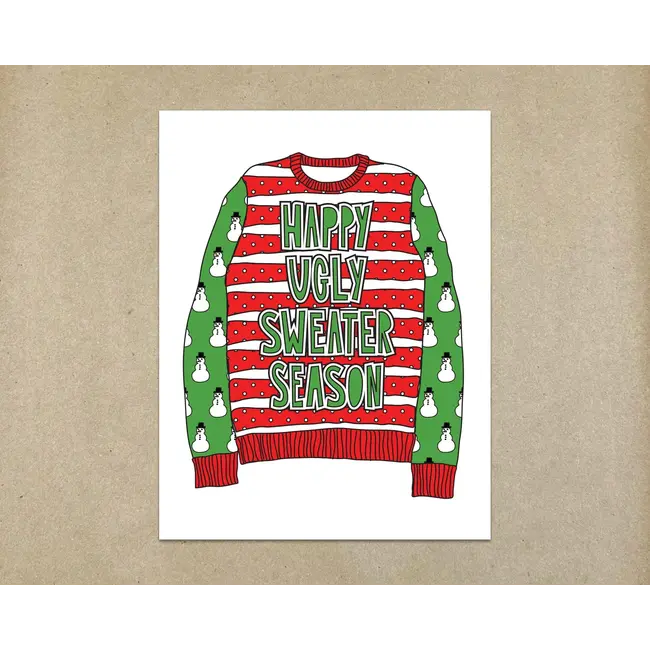 Ugly Sweater Holiday Card