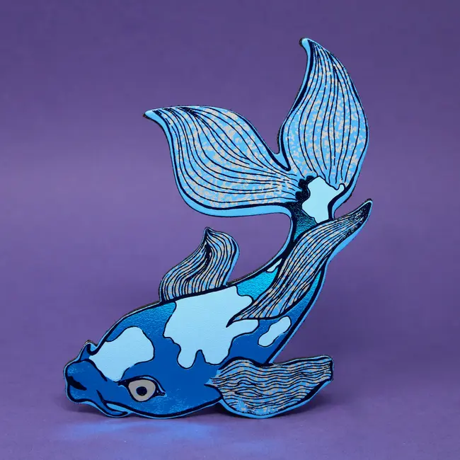 Fish Magnet - Cornflower