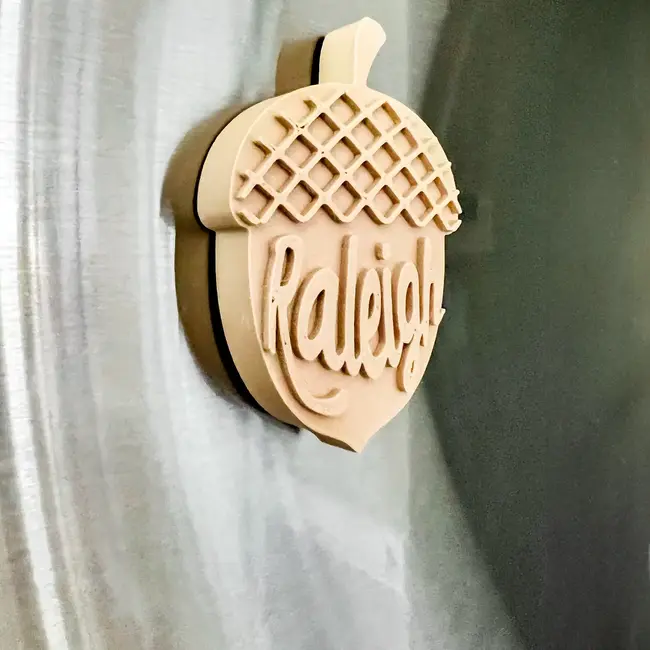 Mae Designs Raleigh Acorn 3D Fridge Magnet