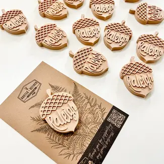 Mae Designs Raleigh Acorn 3D Fridge Magnet