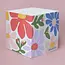 Primary Blooms Sticky Note Cube