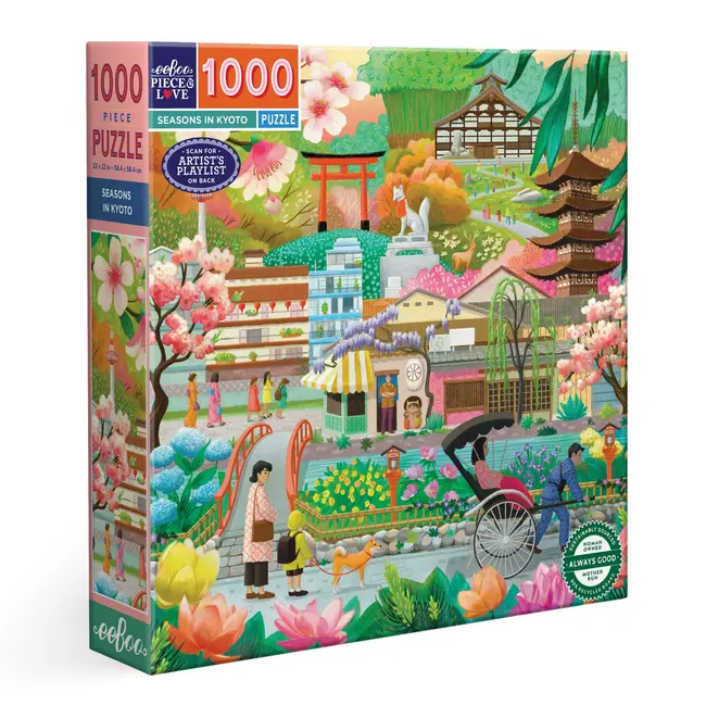 Seasons In Kyoto Puzzle - 1000 Piece