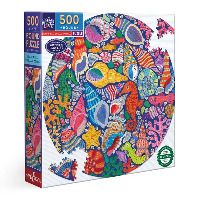 Seahorses Shells Coral Puzzle - 500 Piece