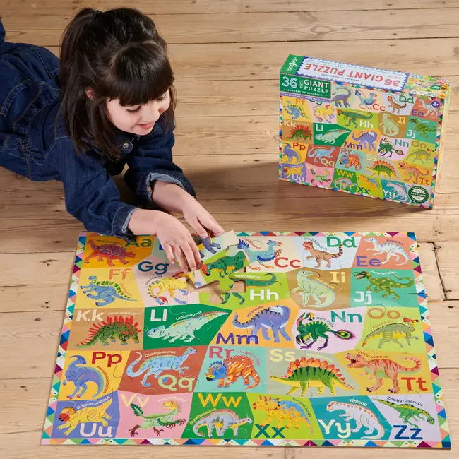 Alphabet Dinosaurs Giant Puzzle - 36 Piece