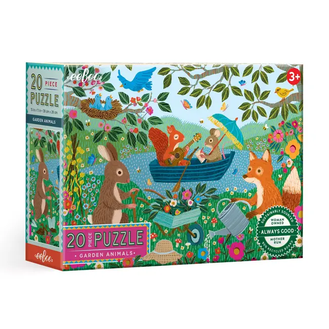 Garden Animals Puzzle - 20 Piece