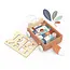 Wooden Fox Blocks Cart