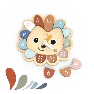 Wooden Hedgehog Clock Game