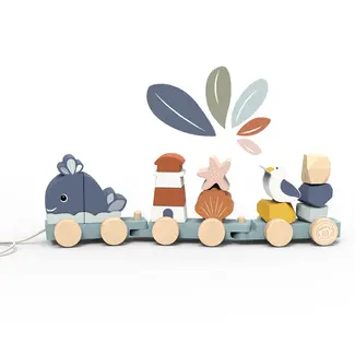 Wooden Ocean Stacking Train