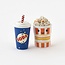 Salt + Pepper Shakers - Popcorn + Soda