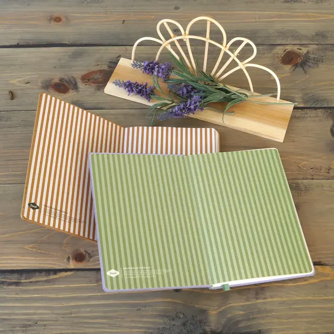 Lavender Embroidered Journal