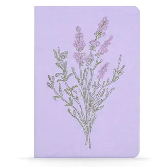 Lavender Embroidered Journal