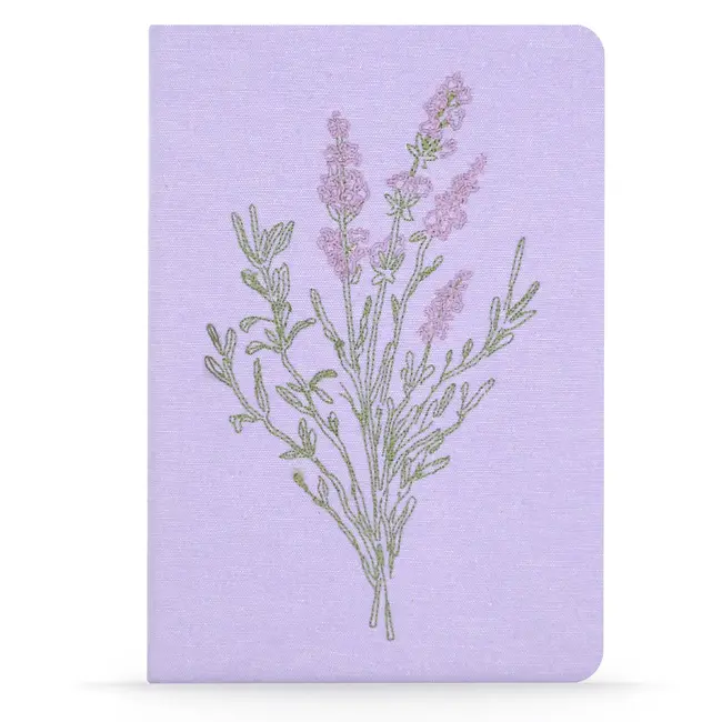 Lavender Embroidered Journal