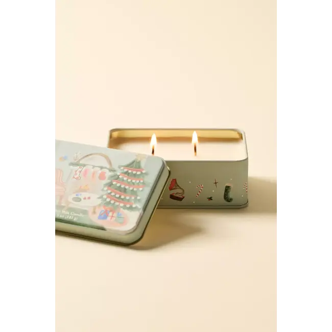 Holiday Tin 5oz - Tobacco + Pine