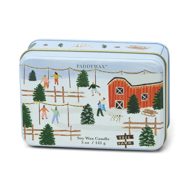 Holiday Tin 5oz - Tobacco + Pine