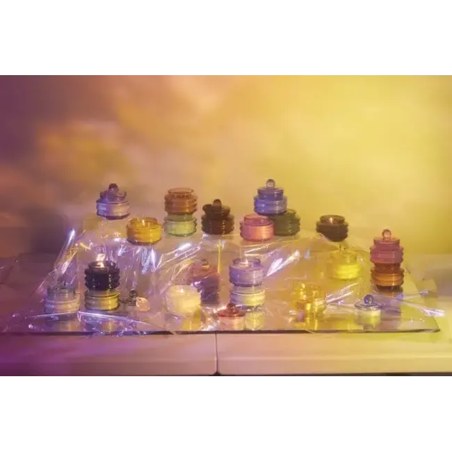 Rose Beam Glass Candle - Pomelo Rose