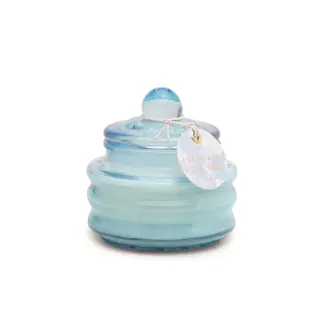 Sky Blue Beam Glass Candle - Fresh Air & Sea Salt