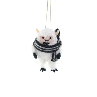 Snowbound Yeti Ornament