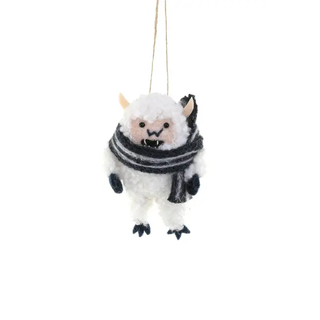 Snowbound Yeti Ornament