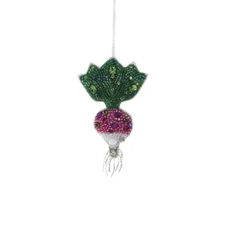 Jeweled Radish Ornament