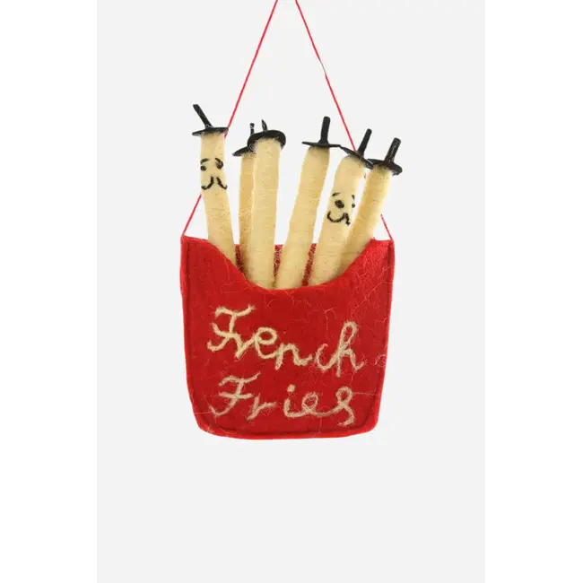 Francophile Fries Ornament