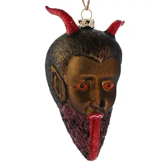 Krampus Glass Ornament